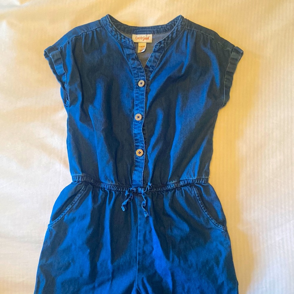 Cat & Jack - Soft jean colored jumpsuit.